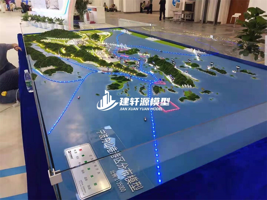 辉南地形地貌模型
